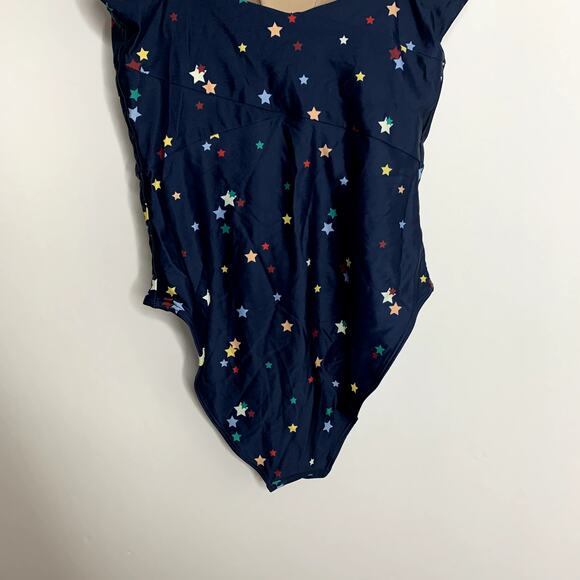 Summersalt Oasis Navy Stars Swim Bathing Suit Womens Size 4 Blue - Picture 10 of 13